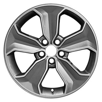 CCI® - 5-Spoke Medium Charcoal Metallic Machined 18x7.5 Alloy Factory Wheel - Remanufactured