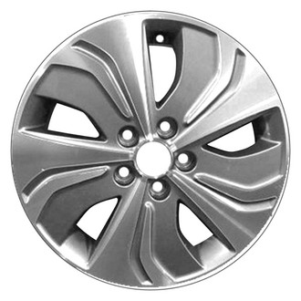 CCI® - 5-Slot Machined and Medium Charcoal 17x6.5 Alloy Factory Wheel - Remanufactured