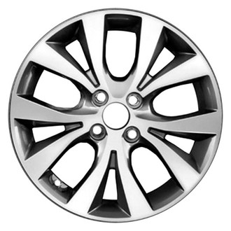 CCI® - 5 V-Spoke Machined and Medium Charcoal Metallic 16x6 Alloy Factory Wheel - Remanufactured
