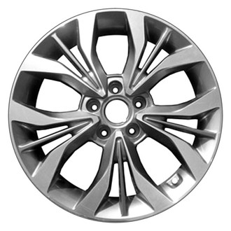 CCI® - 5 W-Spoke Machined and Medium Charcoal Silver 18x7.5 Alloy Factory Wheel - Remanufactured
