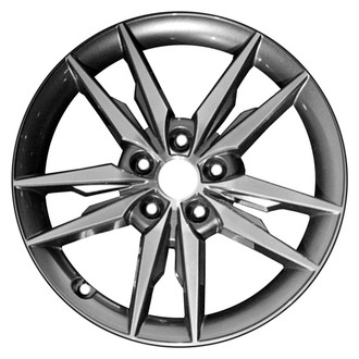 CCI® - Double 5-Spoke Machined with Dark Charcoal Accents 18x7.5 Alloy Factory Wheel - Remanufactured