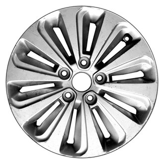 CCI® - 10-Slot Medium Silver Metallic 16x6.5 Alloy Factory Wheel - Remanufactured