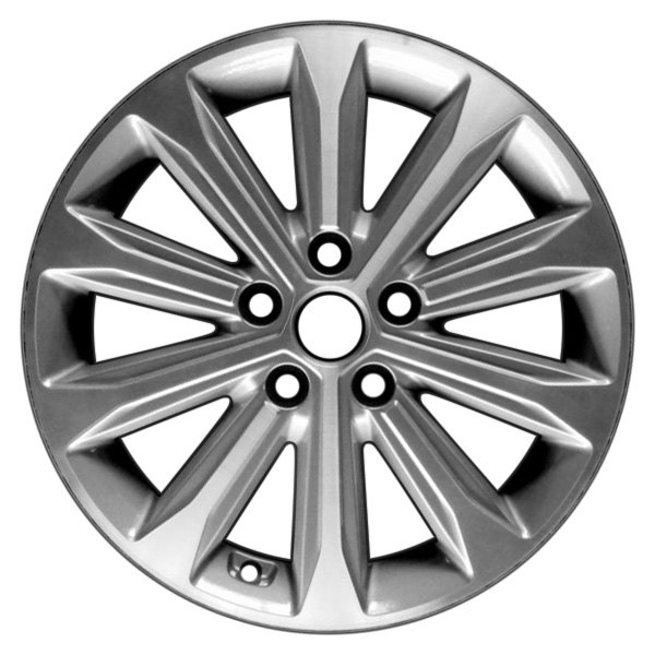 CCI® - 17 x 7 10 I-Spoke Machined and Medium Charcoal Alloy Factory Wheel (Remanufactured)