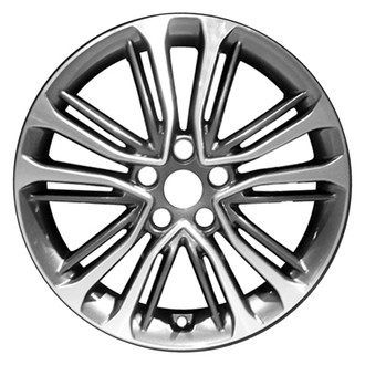 CCI® - 5 Double V-Spoke Machined and Dark Charcoal Metallic 18x7.5 Alloy Factory Wheel - Remanufactured