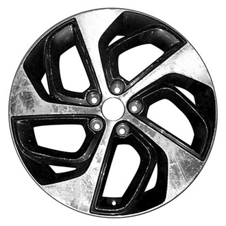 CCI® - 5 Double Spiral-Spoke Charcoal with Machined Face 19x7.5 Alloy Factory Wheel - Remanufactured