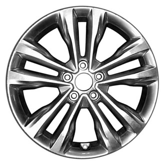 CCI® - Double 5-Spoke Light Smoked Hyper Silver 18x7.5 Alloy Factory Wheel - Remanufactured