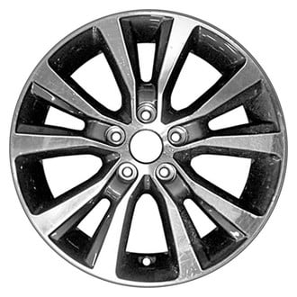 CCI® - 5 V-Spoke Machined and Dark Charcoal Metallic 17x7 Alloy Factory Wheel - Remanufactured