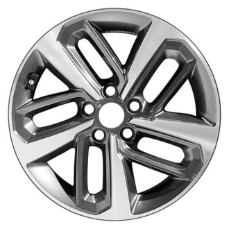 CCI® - 5 Double Spiral-Spoke Machined and Dark Charcoal 18x7.5 Alloy Factory Wheel - Remanufactured