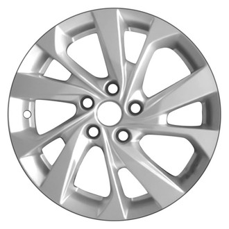 CCI® - 10 Spiral-Spoke Light Silver Metallic 17x7 Alloy Factory Wheel - Replica