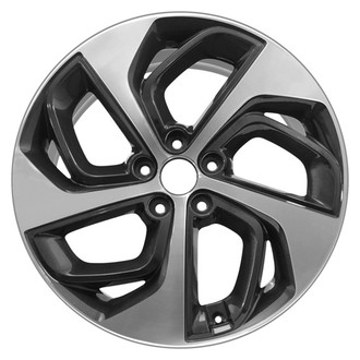 CCI® - 15 Spiral-Spoke Machined Dark Charcoal 19x7.5 Alloy Factory Wheel - Remanufactured