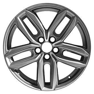 CCI® - 5 Spiral-Spoke Machined and Bluish Charcoal Metallic 18x7.5 Alloy Factory Wheel - Remanufactured