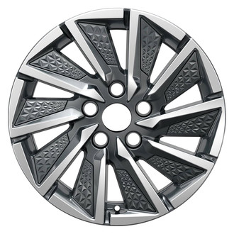 CCI® - 10 I-Spoke Machined Dark Charcoal 16x6.5 Alloy Factory Wheel - Remanufactured