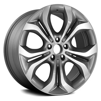 CCI® - Double 5-Spoke Machined and Medium Charcoal 20x10 Alloy Factory Wheel - Remanufactured