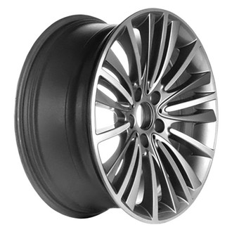 CCI® - 20 Alternating-Spoke Medium Charcoal and Machined 19x8.5 Alloy Factory Wheel - Remanufactured
