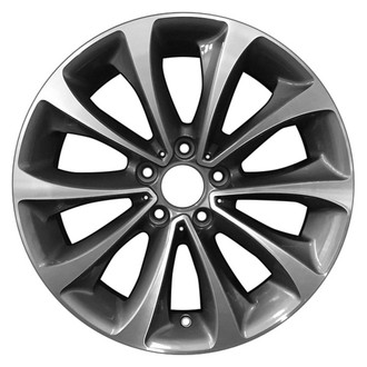 CCI® - 10 Turbine-Spoke Machined and Medium Silver 18x8 Alloy Factory Wheel - Remanufactured