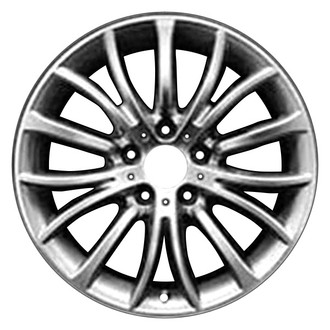 CCI® - 5 W-Spoke Machined and Bright Silver 18x8 Alloy Factory Wheel - Remanufactured