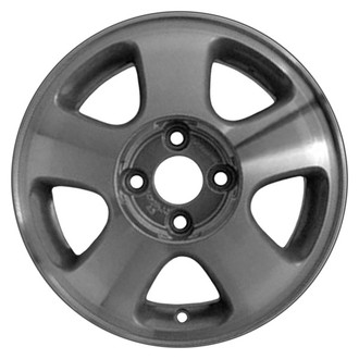 CCI® - 5-Spoke Machined and Silver 14x5.5 Alloy Factory Wheel - Remanufactured