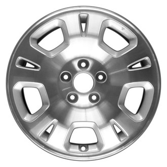 CCI® - 10-Slot Machined and Silver 17x6 Alloy Factory Wheel - Remanufactured