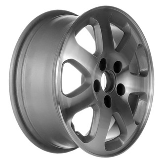 CCI® - 7 I-Spoke Machined and Silver 16x6.5 Alloy Factory Wheel - Remanufactured