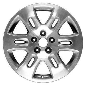 CCI® - 6-Spoke Machined and Light Silver 18x8 Alloy Factory Wheel - Remanufactured