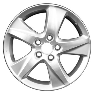 CCI® - 5-Spoke Machined and Medium Silver Metallic 17x7.5 Alloy Factory Wheel - Remanufactured