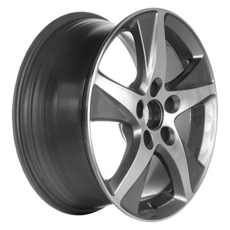 CCI® - 5-Spoke Machined and Charcoal 17x7.5 Alloy Factory Wheel - Remanufactured