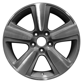 CCI® - 5-Spoke Machined and Medium Silver Metallic Textured 18x8 Alloy Factory Wheel - Remanufactured
