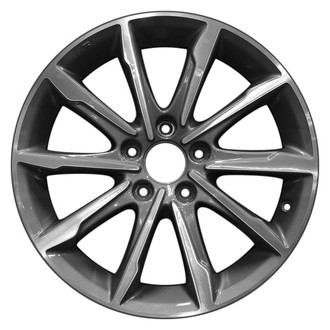 CCI® - 10 Turbine-Spoke Machined and Dark Silver 17x7.5 Alloy Factory Wheel - Remanufactured