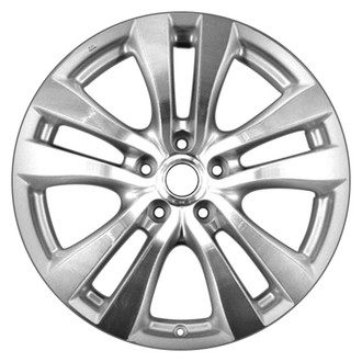 CCI® - Double 5-Spoke Machined and Bright Silver 18x8 Alloy Factory Wheel - Remanufactured