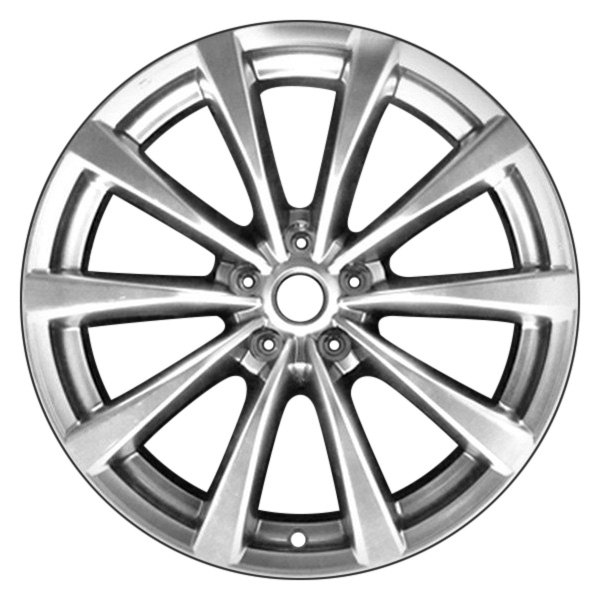 CCI® - 19 x 8.5 10 I-Spoke Hyper Silver Alloy Factory Wheel (Remanufactured)