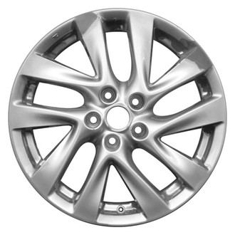 CCI® - 5 Double Spiral-Spoke Medium Silver Metallic 18x7.5 Alloy Factory Wheel - Remanufactured