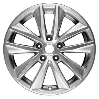 CCI® - 5 V-Spoke Machined and Medium Silver Metallic 17x7.5 Alloy Factory Wheel - Remanufactured