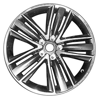 CCI® - Triple 5-Spoke Machined and Medium Charcoal Metallic 19x8.5 Alloy Factory Wheel - Remanufactured