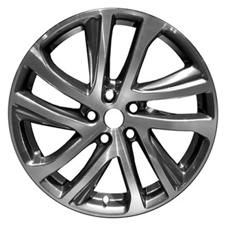 CCI® - 10 Spiral-Spoke Machined and Charcoal 19x8 Alloy Factory Wheel - Remanufactured