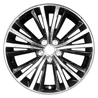 CCI® - 5 Double V-Spoke Machined and Medium Charcoal Metallic 19x9 Alloy Factory Wheel - Remanufactured