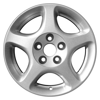 CCI® - 5-Spoke Machined Center Silver Spokes 16x7.5 Alloy Factory Wheel - Remanufactured