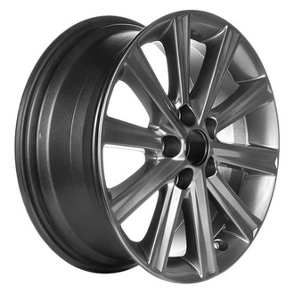 CCI® - 10 Turbine-Spoke Hyper Silver 17x7 Alloy Factory Wheel - Remanufactured