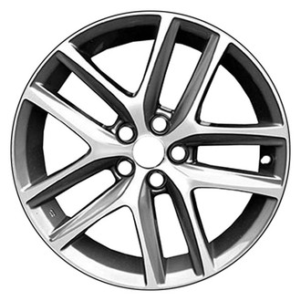 CCI® - Double 5-Spoke Machined and Medium Charcoal 17x7 Alloy Factory Wheel - Remanufactured