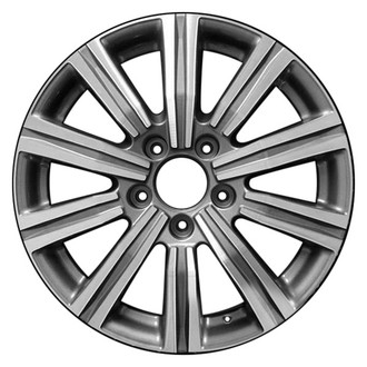 CCI® - 10 I-Spoke Machined and Charcoal 21x8.5 Alloy Factory Wheel - Remanufactured