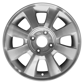 CCI® - 8 I-Spoke Machined with Silver Vents 16x6 Alloy Factory Wheel - Remanufactured