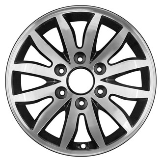 CCI® - 6 V-Spoke Black 17x6.5 Alloy Factory Wheel - Remanufactured