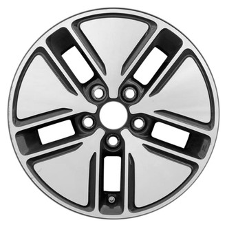 CCI® - 5-Slot Machined and Black 16x6.5 Alloy Factory Wheel - Remanufactured