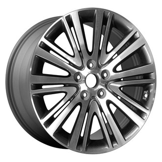 CCI® - 5 Double V-Spoke Medium Charcoal with Machined Face 18x7.5 Alloy Factory Wheel - Remanufactured