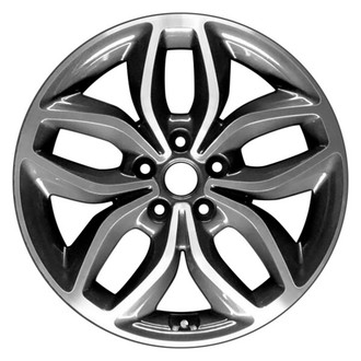 CCI® - Double 5-Spoke Charcoal with Machined Face 18 Alloy Factory Wheel - Remanufactured