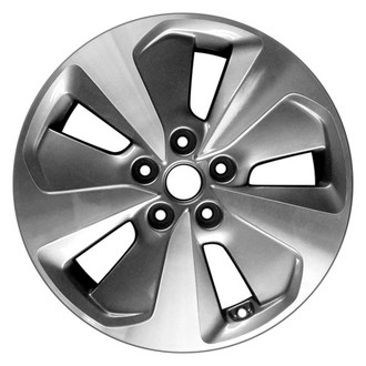 CCI® - 5 Turbine-Spoke Charcoal with Machined Accents 17x6.5 Alloy Factory Wheel - Remanufactured