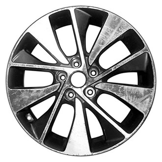CCI® - 10 Turbine-Spoke Charcoal with Machined Accents 18x7.5 Alloy Factory Wheel - Remanufactured