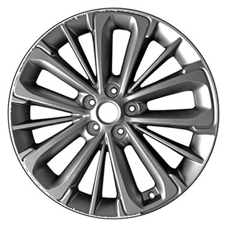 CCI® - 10 Alternating-Spoke Medium Charcoal with Machined Face 19x8 Alloy Factory Wheel - Remanufactured