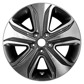 CCI® - 5-Spoke Dark Charcoal with Machined Face 17x7 Alloy Factory Wheel - Remanufactured