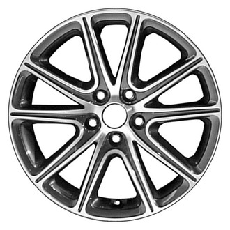 CCI® - 5 V-Spoke Charcoal with Machined Accents 18x7.5 Alloy Factory Wheel - Remanufactured