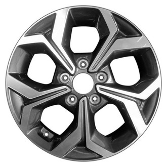 CCI® - 5 Y-Spoke Machined and Dark Charcoal 16x6.5 Alloy Factory Wheel - Replica